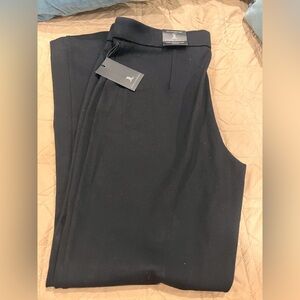 Jules & Leopold Slim Flare Black Pants